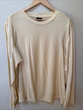 Nike Techwool 100% Merino Wool Long Sleeve Knit Pullover Mens Size Large FLAW
